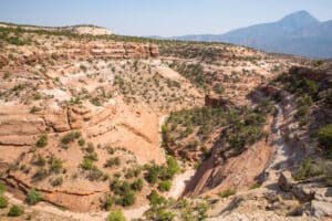 View of the Canyon of the Ancients National Monument near Durango, Colorado