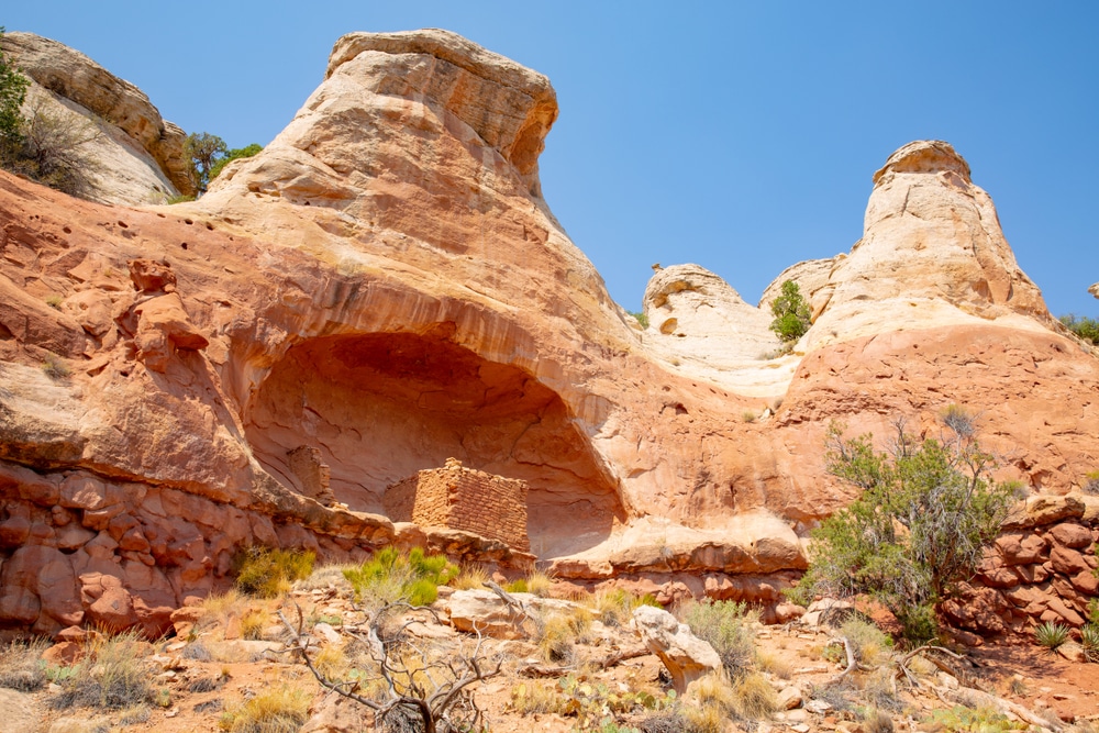 Structures at the Canyon of the Ancients National Monument near Durango, Colorado