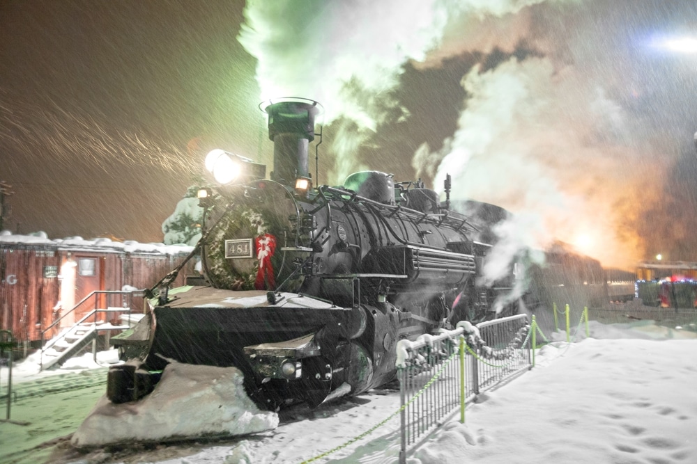 Polar Express in Durango on the Durango to Silverton Train